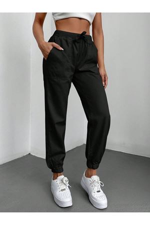 Bayan jogger pantolon - Siyah