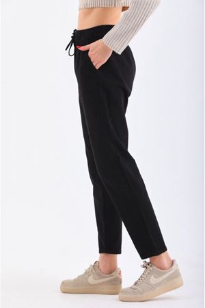 Duble paça kendinden bağcıklı -Siyah