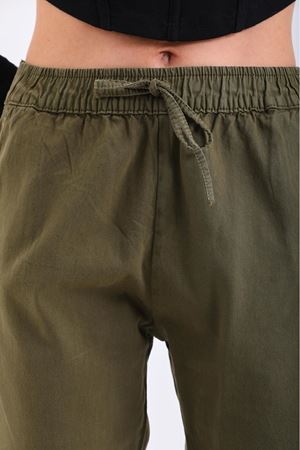 Duble paça kendinden bağcıklı -Haki