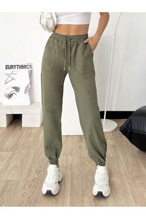 Bayan jogger pantolon - Haki