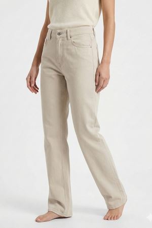 Soft Premium Straight Kadın Gabardin Pantolon-Bej