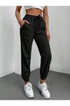 Bayan jogger pantolon - Siyah