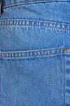 Yüksek bel mom fit jean pantolon - Açık yıkama