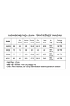 Kadın Baggy  Jeans Relaxed Fit Denim  - KoyuMavi