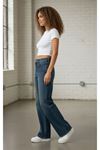 Kadin Palazzo Wide Leg Premium Jean - Mavi