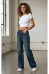 Kadin Palazzo Wide Leg Premium Jean - Mavi