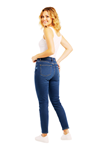Essential Mom Fit Jean - Mavi koyu 